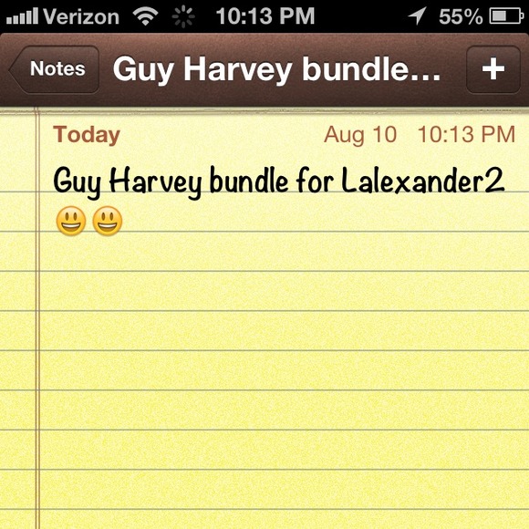 Both guy Harvey shirts