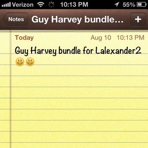 Both guy Harvey shirts