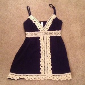 Navy tank top$$$$sold