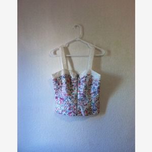 Floral Bustier & daisy tank