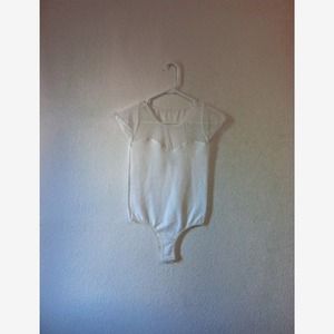 White Mesh Bodysuit