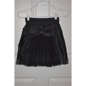 ❌SOLD❌Black tutu bow skirt