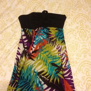 Forever 21 bandeau maxi dress