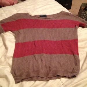 A short sleeved sweater