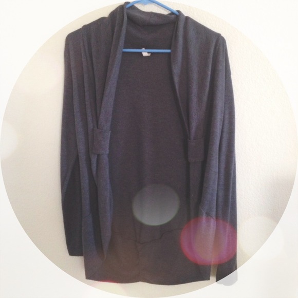 Gray Cardigan.