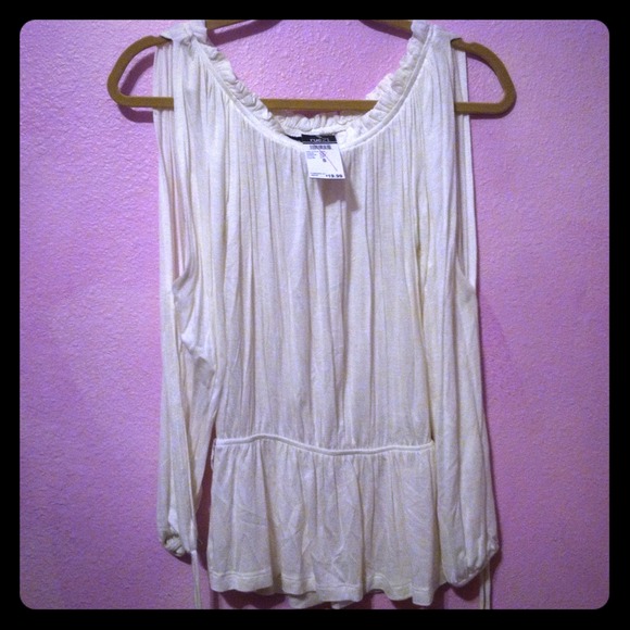 REDUCED BUNDLE purple and White long sleeve shirt