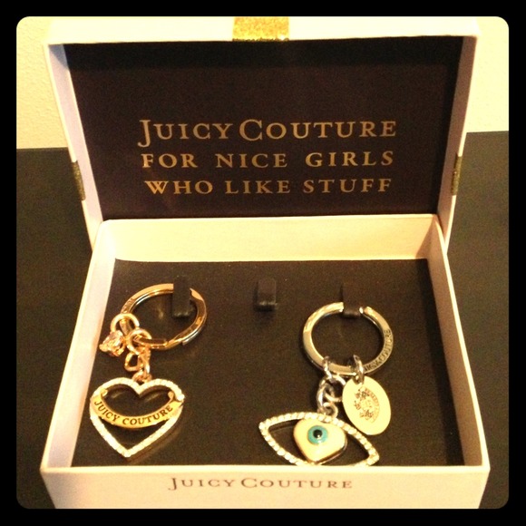 Juicy couture. Key chain accessories.