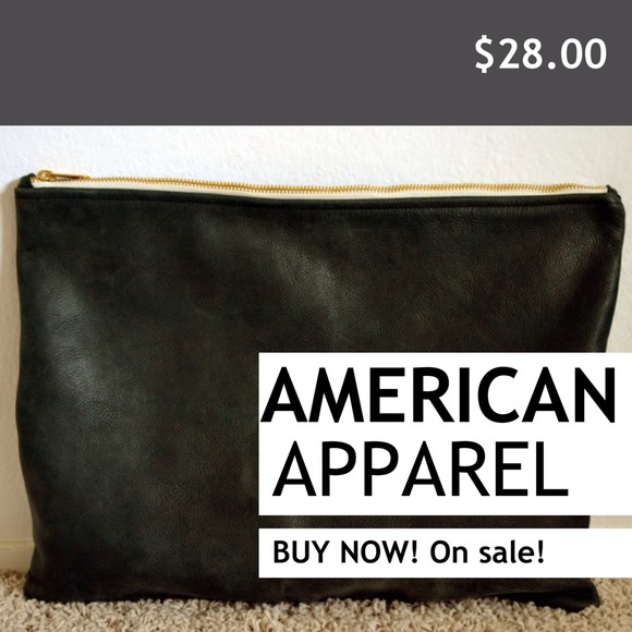 🎀 American Apparel Pouch / Clutch