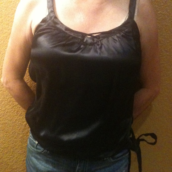 Black Satin top