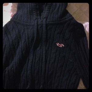 Brand new navy blue hooded sweater!