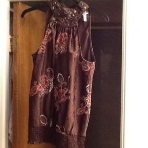 Heart soul sleeveless blouse