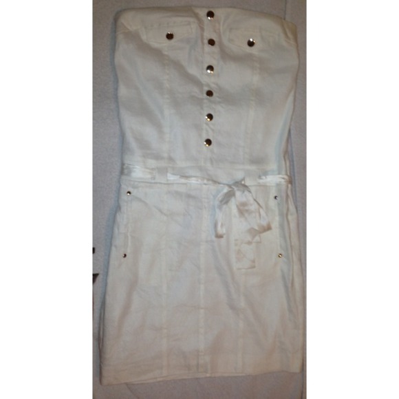 Bebe white dress