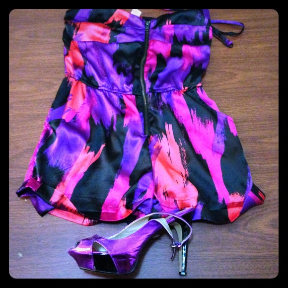 Purple shoes simonelli!!!! Not the romper!!!!