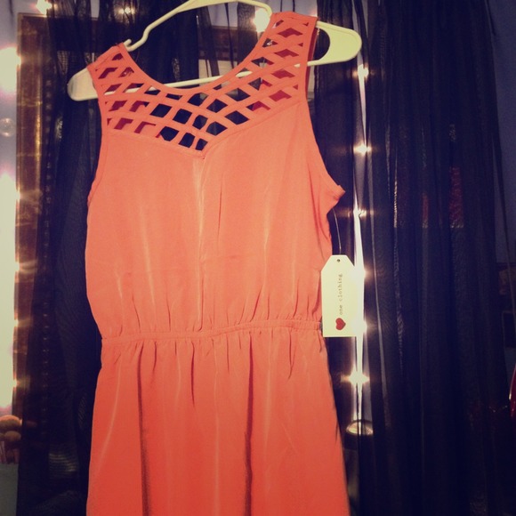BOUTIQUE Peach orange dress! VERY PRETTY