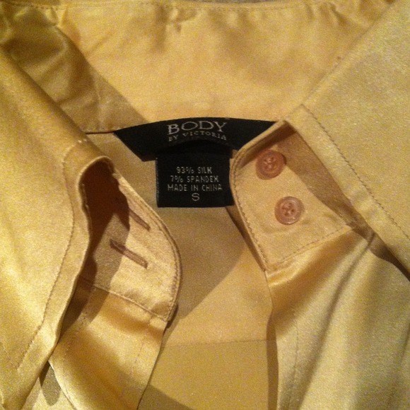 French cuff silk blouse