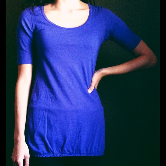 Purple Short Sleeve Tunic
