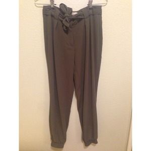 Olive green harem pants