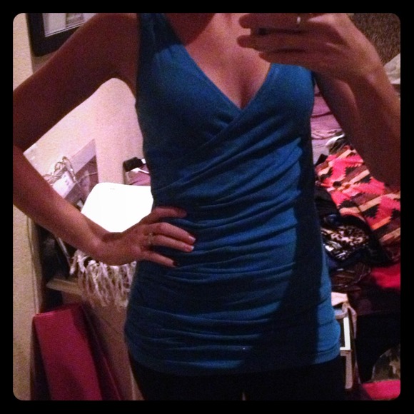 Express blue ruche side tank