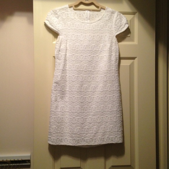 Tibi mini white dress
