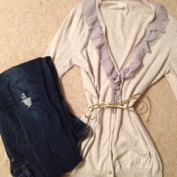 ***PRICE REDUCED*** jcrew heather grey cardigan