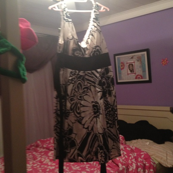 Black and white dress