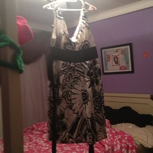 Black and white dress