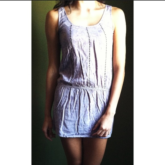 Light purple Studded Romper Dress
