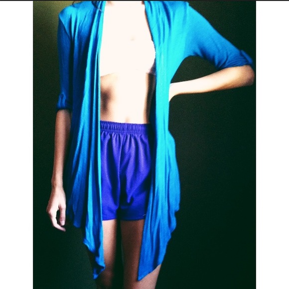 Light Blue Semi-Sheer Cardigan