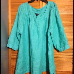 Aqua tunic 3X