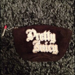 Juicy Couture small velour makeup pouch