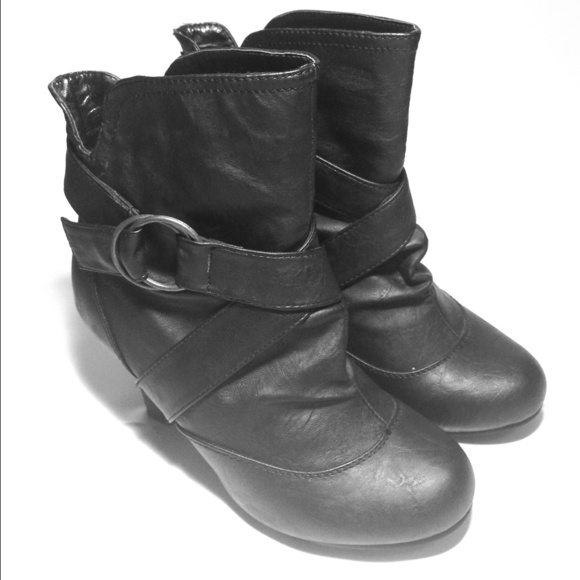 Love Culture Black Ankle Boots