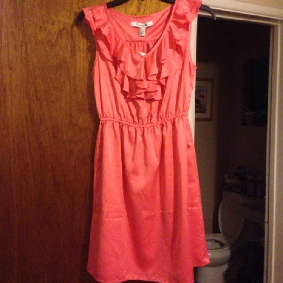 NWT Coral Silk Dress