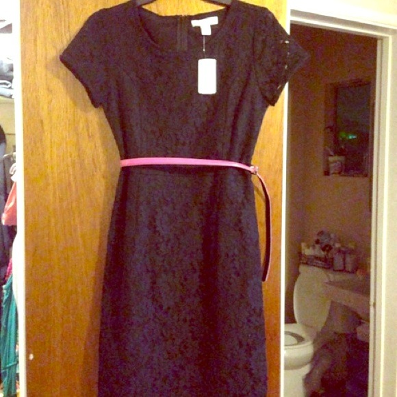NWT black lace dress
