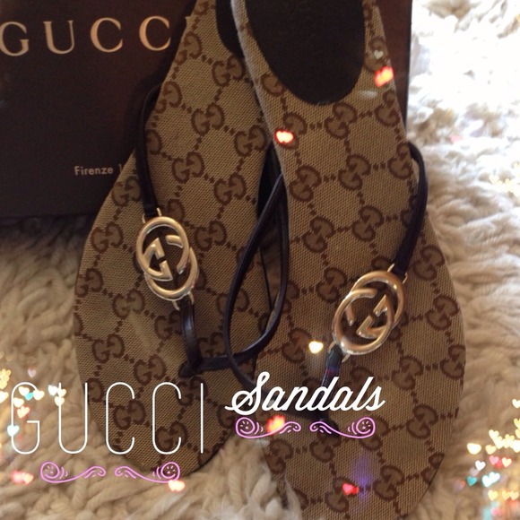 Gucci Shoes - 💯% Authentic Lifford sandals in cocoa!! Sz 9.5!