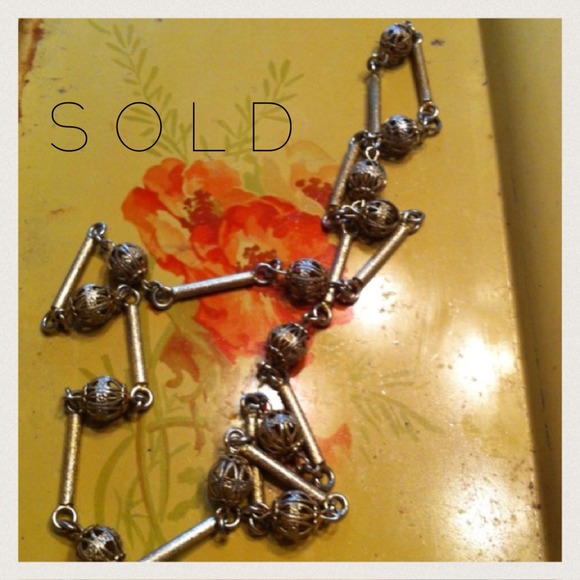 SOLD!!! Long vintage gold tone necklace