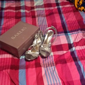 Nice silver heels that I wore in wedding