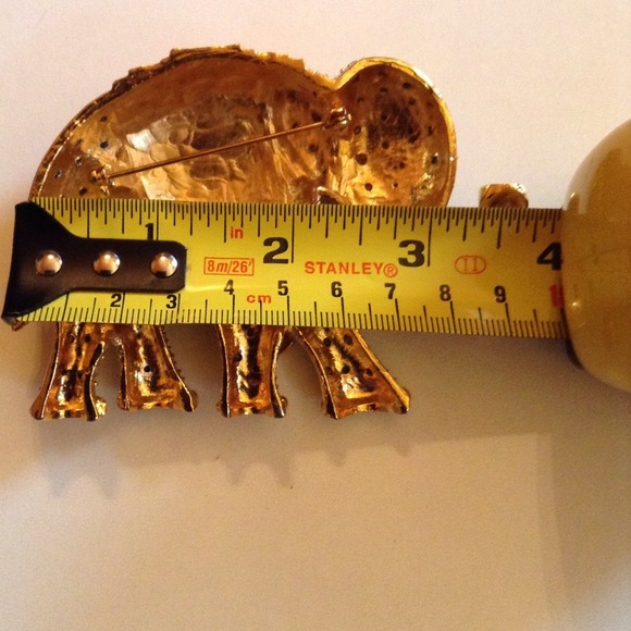 Fashion Jewelry | 2 3/4" Elephant Pin - Picture 4 of 4