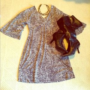 Black and White patterned dress