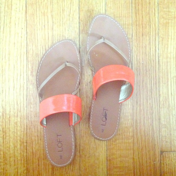 Tan & orange Loft sandals