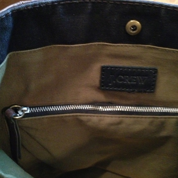 ✂BUNDLE! ✂J.Crew Distressed Leather Tote - Picture 4 of 4