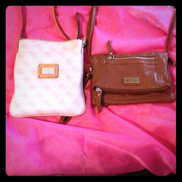 Authentic guess and Kenneth cole crossbody bags