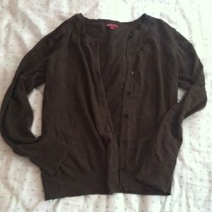 Brown cardigan