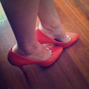 Orange heels
