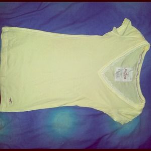 Hollister lace V-neck stretch fabric