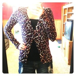 Leopard cardigan