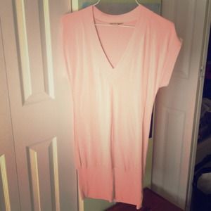 Light pink sweater dress