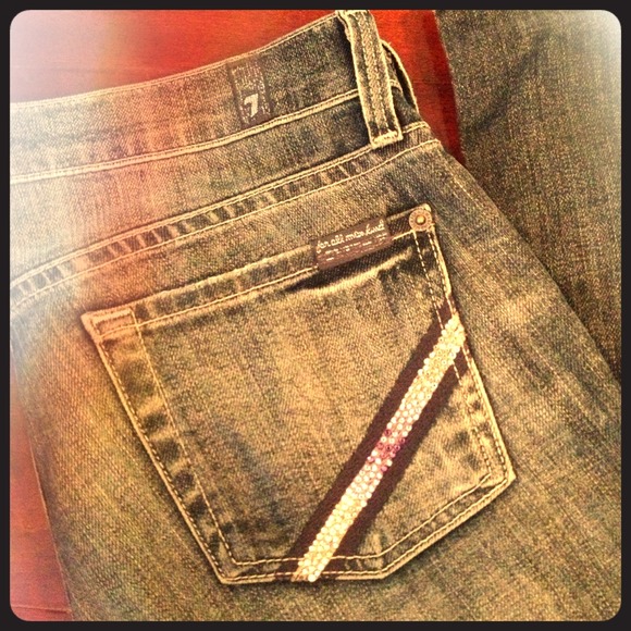 7 for all Mankind Pants - 7 for all Mankind Jeans, SZ. 26, Straight Leg!!!