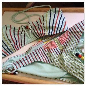 LA HEARTS 2pc swim cool design with beads