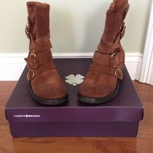 Brown Suede Boots