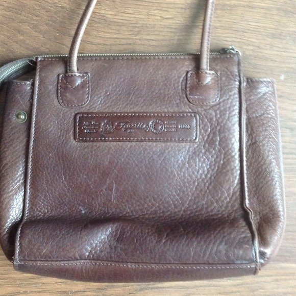 BUNDLED! Crossbody brown leather bag - Picture 3 of 4